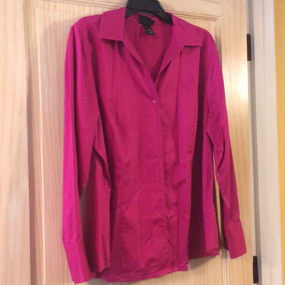 Pink Button-down dress shirt, size 18